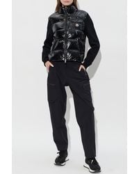Moncler - Cardigan With A Down Front - Lyst