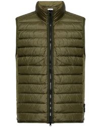 Stone Island - Vest With A Stand-up Collar, - Lyst