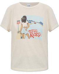 RE/DONE - T-Shirt With Print - Lyst