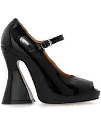 Maison Margiela - Patent Leather High-heeled Shoes, - Lyst