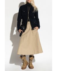 Moncler - Cardigan With Down-Filled Back - Lyst