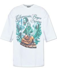 Willy Chavarria - T-Shirt 'Chavarria Prayer Services' - Lyst