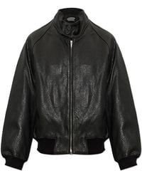 Studio Nicholson - Leather Jacket 'Over' - Lyst