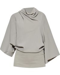 Rick Owens - Top With A Decorative Neckline - Lyst