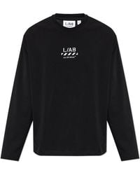 LAB C.O. OFF WHITE - Logo Long Sleeve T-Shirt - Lyst