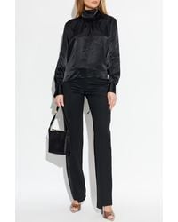 Vetements - Satin Top With Open Back - Lyst