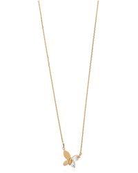Kate Spade - Necklace With A Pendant Featuring Sparkling Crystals - Lyst