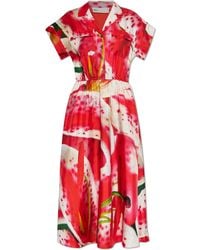 Tory Burch - Dress With Print - Lyst