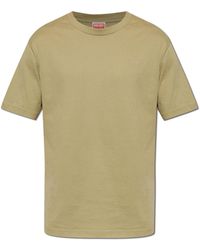 KENZO - T-Shirt With Embroidered Logo - Lyst