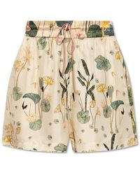 Munthe - Silk Shorts 'Uniga' - Lyst