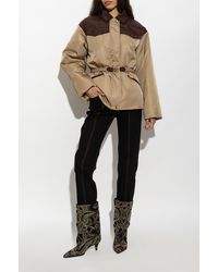 Versace - Insulated Belted Jacket - Lyst