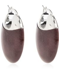 LIE STUDIO - 'Erin' Earrings Made Of Semi-Precious Stone - Lyst