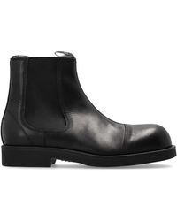 MM6 by Maison Margiela - Leather Ankle Boots - Lyst