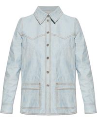 Etro - Denim Shirt With Pockets - Lyst