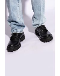 DSquared² - Lace-Up Platform Ankle Boots - Lyst