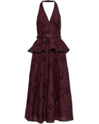 Self-Portrait - Dress With Open Back - Lyst