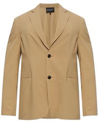 Emporio Armani - Blazer With Double Vent - Lyst
