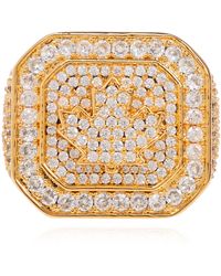 DSquared² - Brass Signet Ring, - Lyst