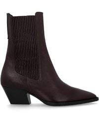 IRO - Leather Heeled Ankle Boots 'Mazola Fit Lv' - Lyst