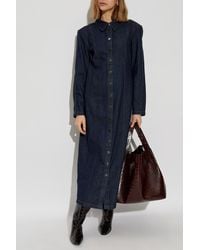 Gestuz - Denim Dress Tilma Long - Lyst