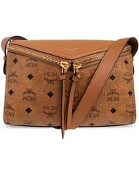 MCM - Shoulder Bag With `Visetos` Print - Lyst