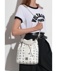 MCM - 'Dessau' Bag With Monogram - Lyst