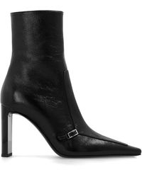 Saint Laurent - ‘Aston’ Leather Ankle Boots - Lyst