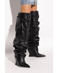 Balmain - Wedge Heel Boots - Lyst