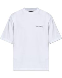 DSquared² - T-Shirt With Colorful Print - Lyst