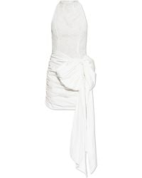 ROTATE BIRGER CHRISTENSEN - Dress With Decorative Bow - Lyst