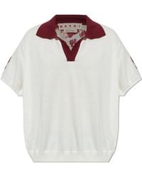 Marni - Polo Made From Combined Materials - Lyst