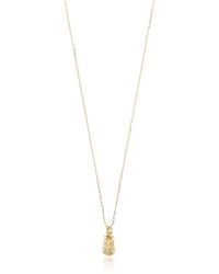 Kate Spade - Necklace With A Pendant Featuring Sparkling Crystals - Lyst