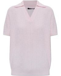 Balmain - Wool Sweater With Monogram - Lyst
