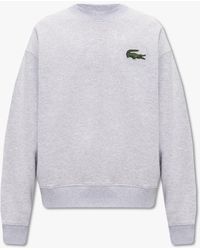 Lacoste - Sweatshirt With Logo Patch, - Lyst