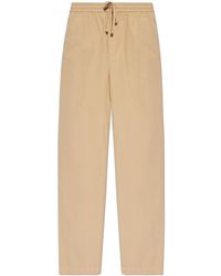 Woolrich - Loose-Fitting Cotton Trousers - Lyst