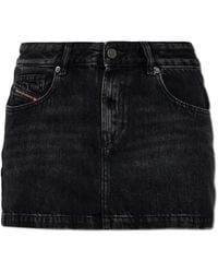 DIESEL - 'De-Ron' Denim Skirt - Lyst