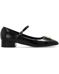 Dolce & Gabbana - Patent Leather Mary Jane Flats - Lyst