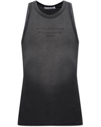 Acne Studios - Sleeveless Tank Top With A 'Vintage' Effect - Lyst
