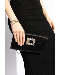 Roger Vivier - Satin Clutch 'efflorescence', - Lyst