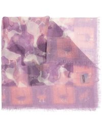 Moschino - Cashmere Scarf With Print - Lyst