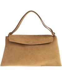 Studio Nicholson - Suede Shoulder Bag 'Shiboru' - Lyst
