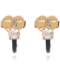 Kate Spade - Earrings With Shimmering Crystals - Lyst