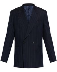 Paul Smith - Double-Breasted Pinstripe Blazer - Lyst