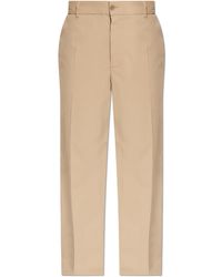 Moncler - Trousers With Logo Patch - Lyst