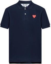 COMME DES GARÇONS PLAY - Polo With Logo Patch - Lyst