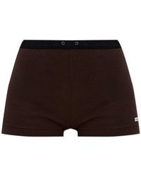 Entire studios - Shorts With Logo - Lyst