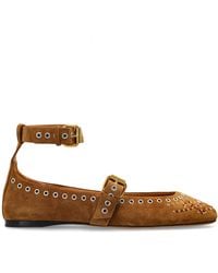 Isabel Marant - Suede Ballerinas 'Ylza' - Lyst