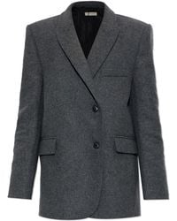The Mannei - Wool Blazer With A Single Vent - Lyst