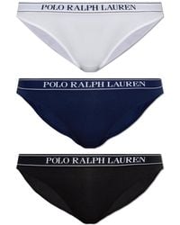Polo Ralph Lauren - Cotton Briefs With Logo - Lyst