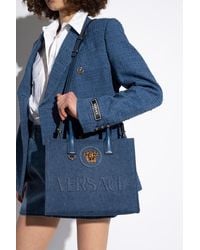 Versace - Medusa Cotton Tote Bag - Lyst